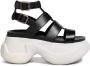 Marni Sandalen met plateauzool Zwart - Thumbnail 1