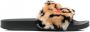 Marni Slippers met geborduurd logo Beige - Thumbnail 1