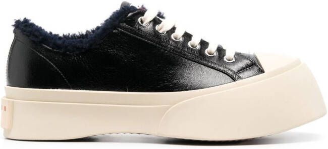 Marni Sneakers met ronde neus Zwart