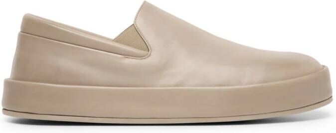 Marsèll Cassapelle leren slippers Beige