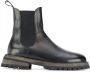 Marsèll Chelsea laarzen heren kalfsleer leer rubber StofStof 40.5 Zwart - Thumbnail 1