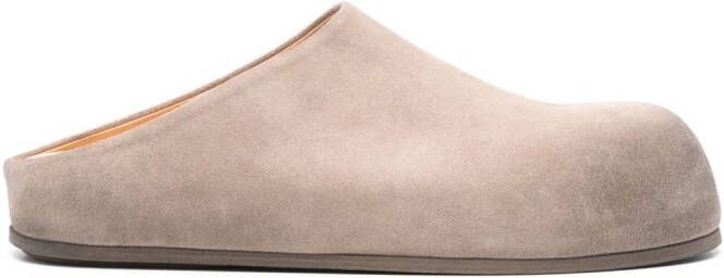 Marsèll Grande Mule suède instappers Beige