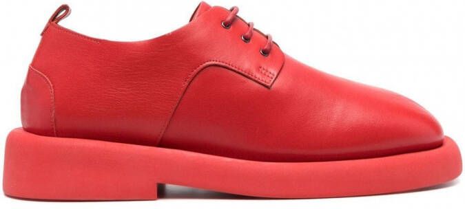 Marsèll Oxford leren veterschoenen Rood