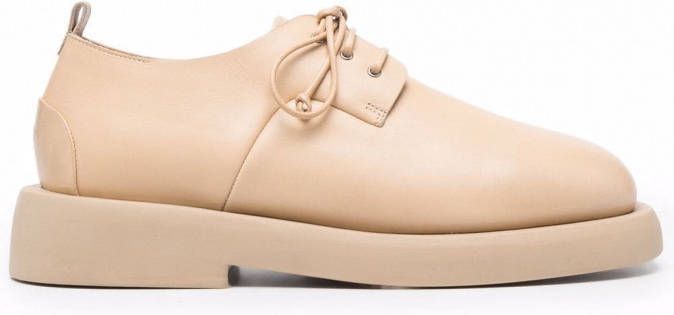 Marsèll Leren veterschoenen Beige