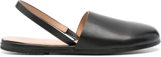 Marsèll Leren slingback sandalen Zwart