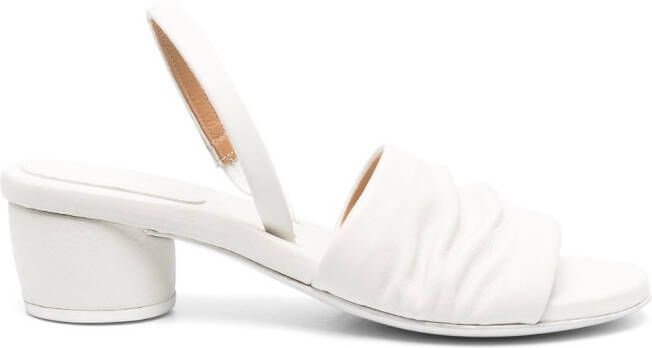 Marsèll Leren slingback sandalen Wit