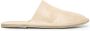 Marsèll Leren slippers met ronde neus Beige - Thumbnail 1