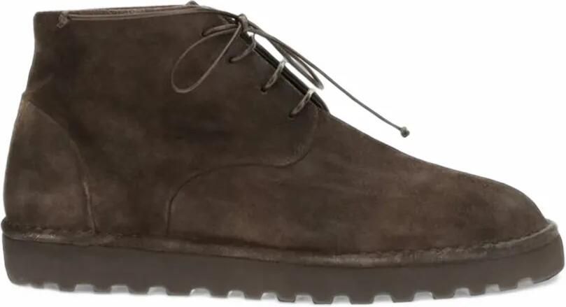 Marsèll Alta Sancrispa lace-up suede boots Bruin