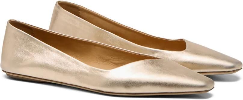 Marsèll Cazzuola ballerina's met puntige neus Goud - Foto 2
