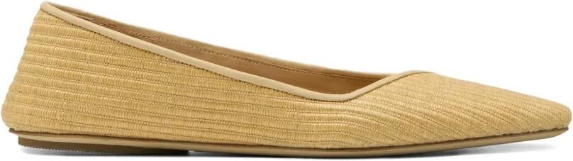 Marsèll Cazzuola geweven ballerina's Beige