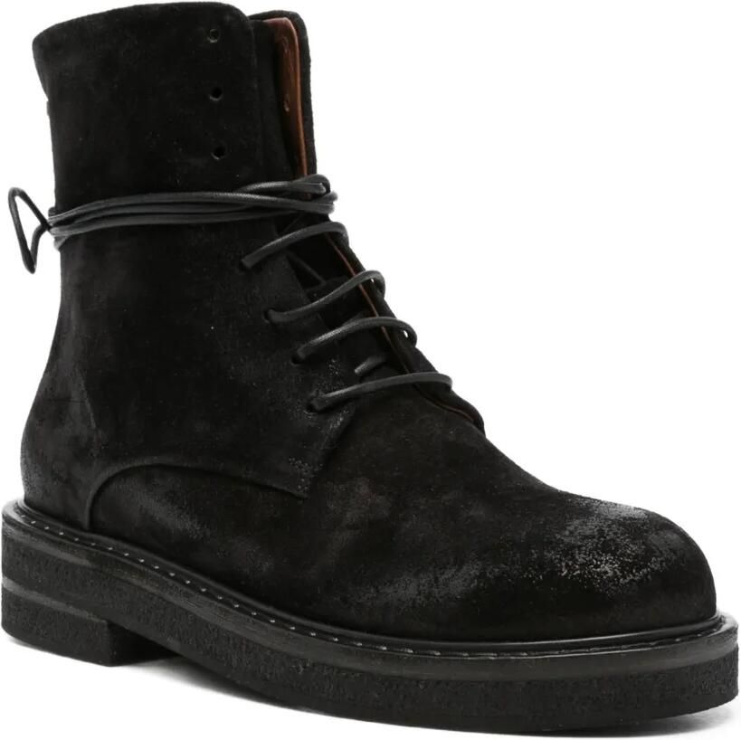Marsèll Combat boots met veters Zwart