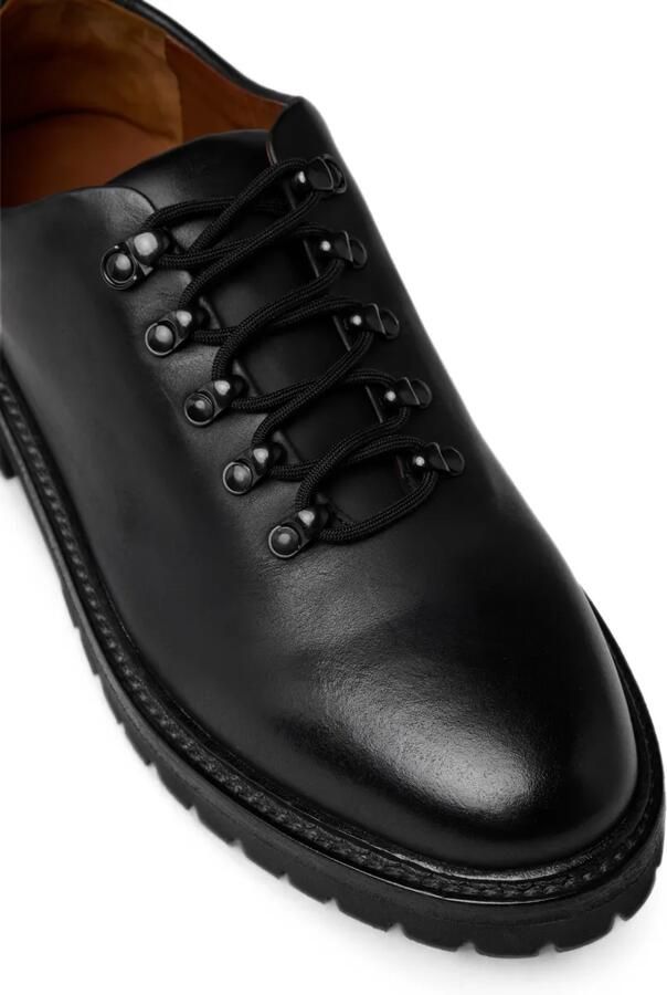 Marsèll Derby veterschoenen met ribbelstructuur Zwart - Foto 2