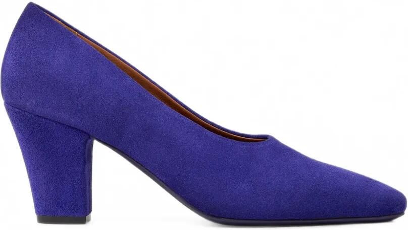 Marsèll Figura suède pumps met amandelvormige neus Paars