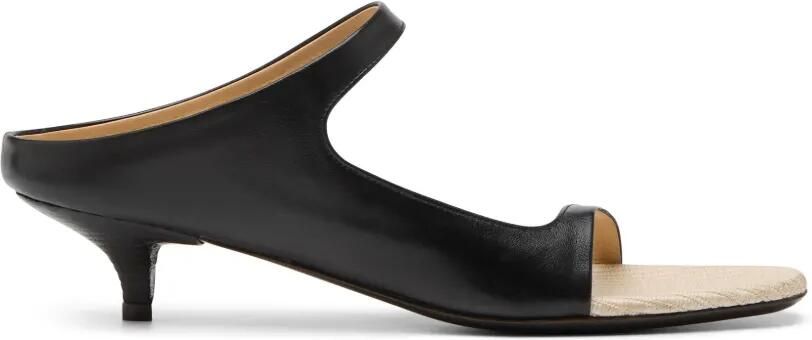 Marsèll Fiuto sandalen met dubbele bandjes en hak Zwart