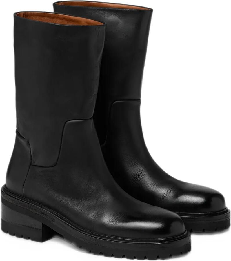 Marsèll leather lug-sole biker boots Zwart - Foto 2