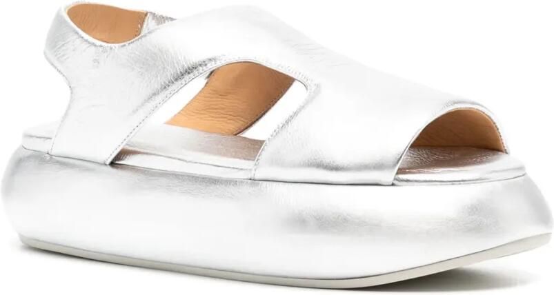 Marsèll Leren sandalen Metallic