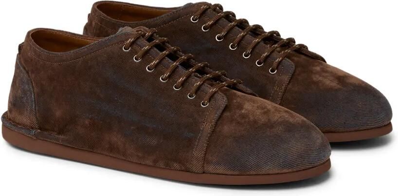 Marsèll Sancrespella derby veterschoenen met gerafeld effect Bruin - Foto 4