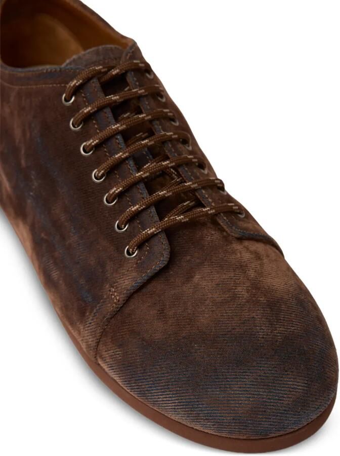 Marsèll Sancrespella derby veterschoenen met gerafeld effect Bruin - Foto 2
