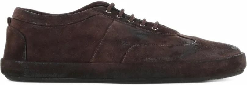 Marsèll Scatopelle suède sneakers met vlakken Bruin