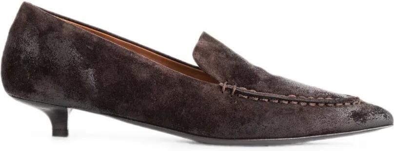 Marsèll Spino loafers met puntige neus Bruin
