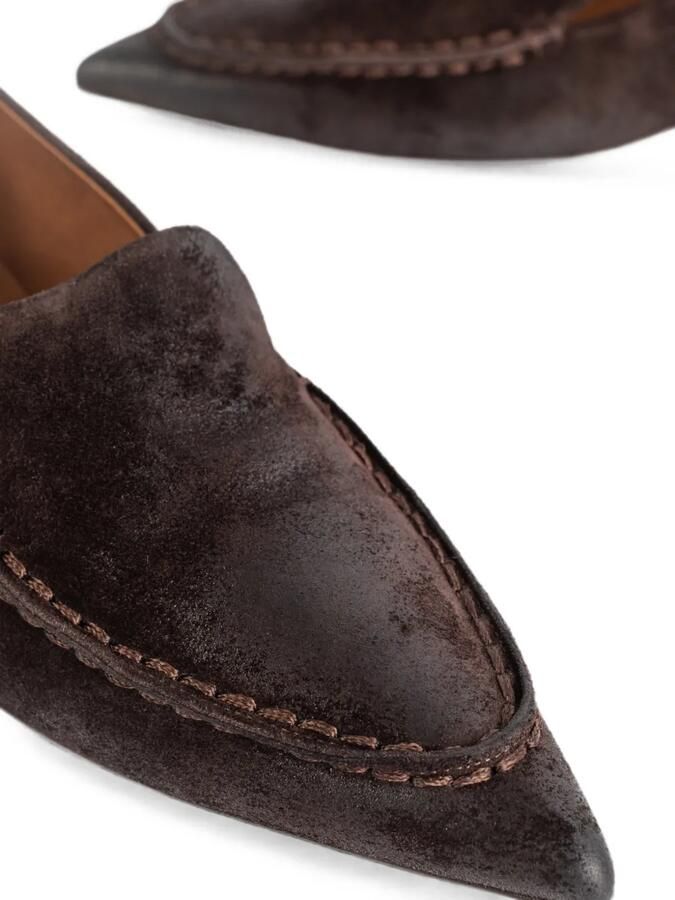 Marsèll Spino loafers met puntige neus Bruin - Foto 2