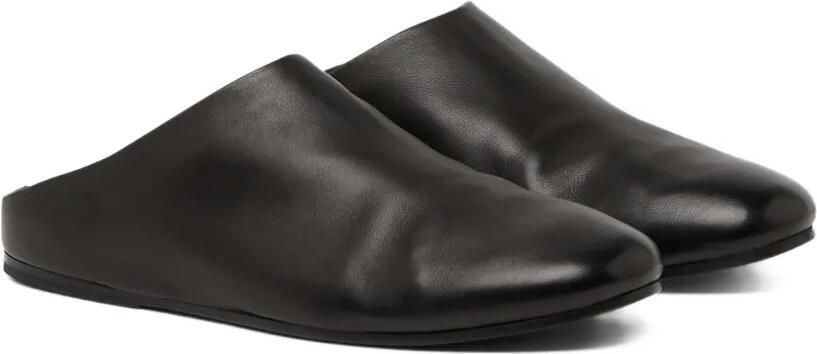 Marsèll Steccoblocco leren slippers Zwart