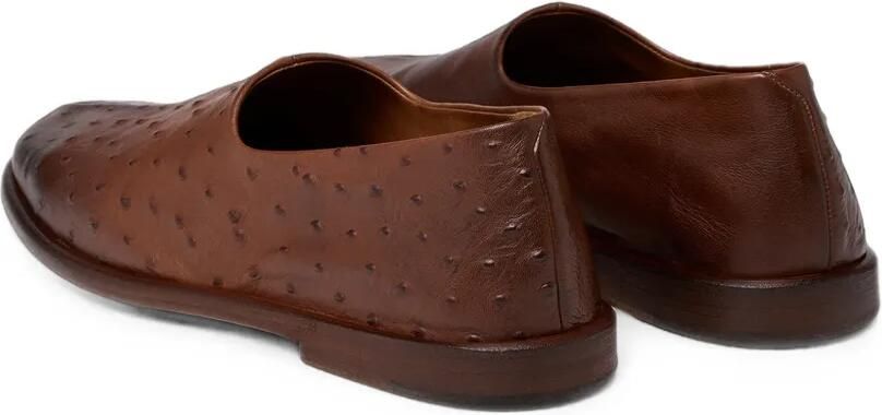 Marsèll Stesa loafers met vlakken en struisvogel-effect Bruin - Foto 4