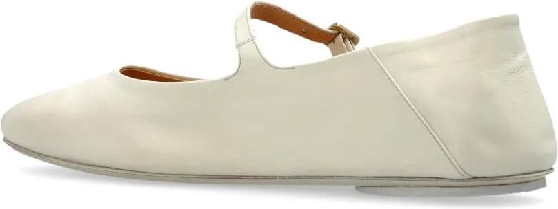 Marsèll Strascico ballerina's met gesp Beige