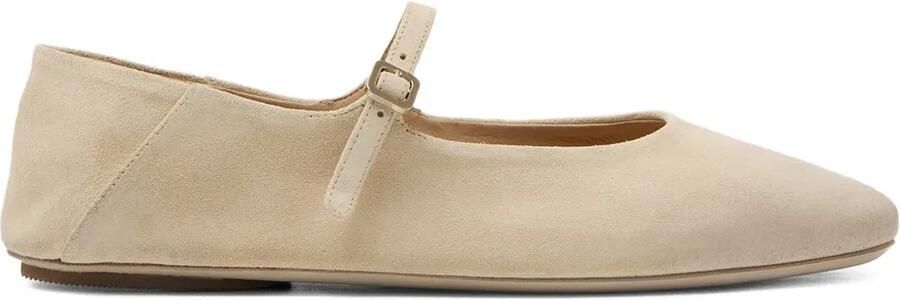 Marsèll Strascico ballerina's met gespbandje Beige