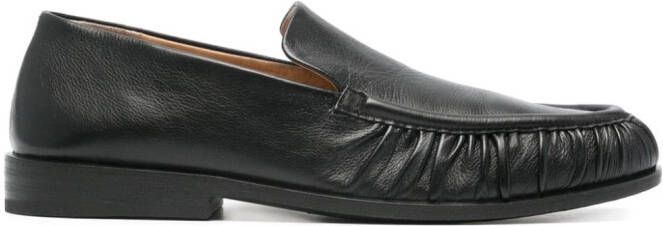 Marsèll Mocassino leren loafers Zwart