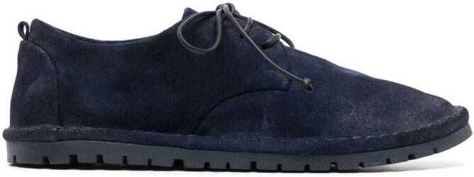 Marsèll Oxford suède veterschoenen Blauw