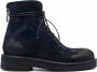 Marsèll Pre-owned suède veterlaarzen Blauw - Thumbnail 1