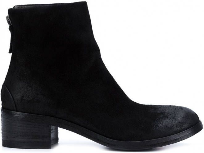 Marsèll rear zip ankle boots Zwart