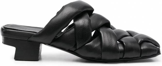 Marsèll Sandalen met vierkante neus Zwart