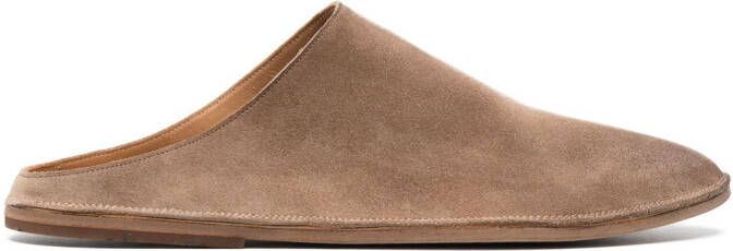 Marsèll Suède slippers Bruin