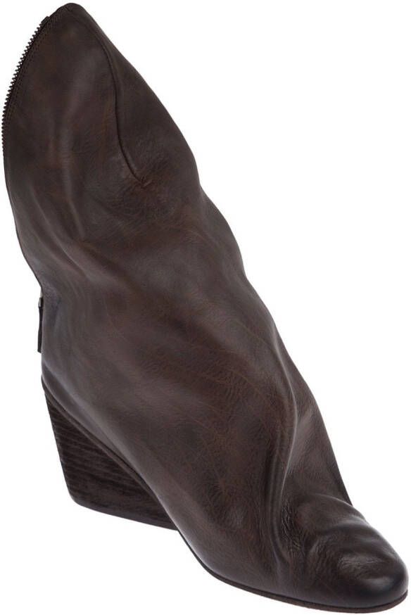 Marsèll Structured wedge boot Bruin