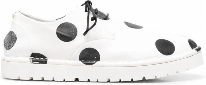 Marsèll Veterschoenen met stippen Wit