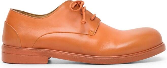 Marsèll Zucca leren Derby schoenen Oranje