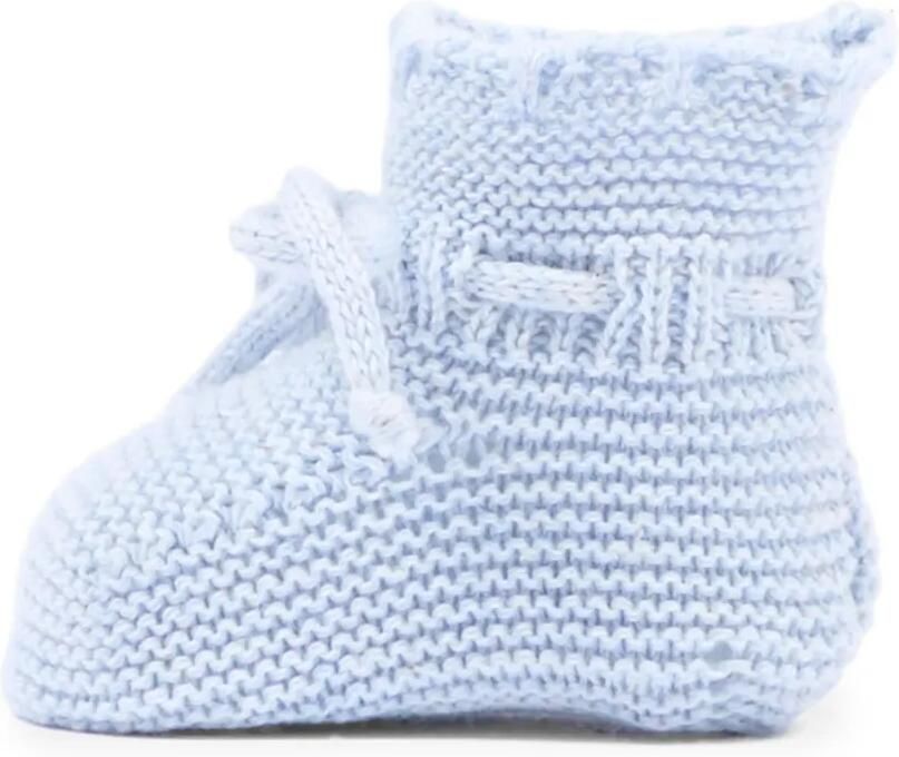 Martin Aranda Grofgebreide babyschoentjes Blauw - Foto 4