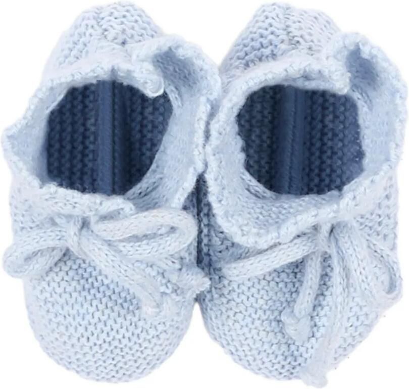 Martin Aranda Grofgebreide babyschoentjes Blauw - Foto 3