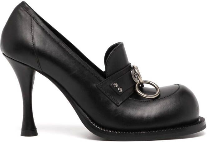 Martine Rose Leren pumps Zwart