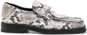 Martine Rose Loafers met slangenleer-effect Veelkleurig