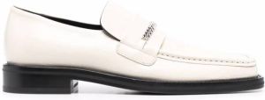 Martine Rose Loafers met vierkante neus Beige