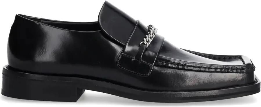 Martine Rose Leren loafers Zwart