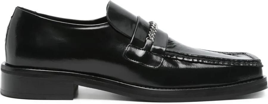 Martine Rose Loafers met vierkante neus Zwart