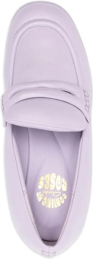 Martine Rose x Clarks 80 mm loafers met bolvormige hak Paars - Foto 4