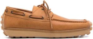 Martine Rose x Tommy Hilfiger leren loafers Bruin
