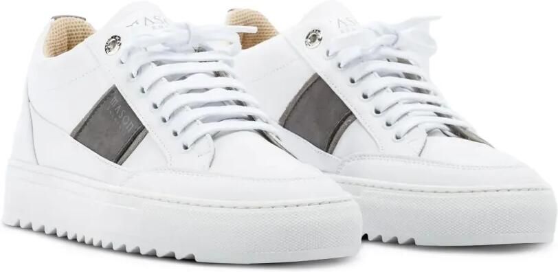 Mason Garments Tia Sport Primo leren low-top sneakers Wit - Foto 3
