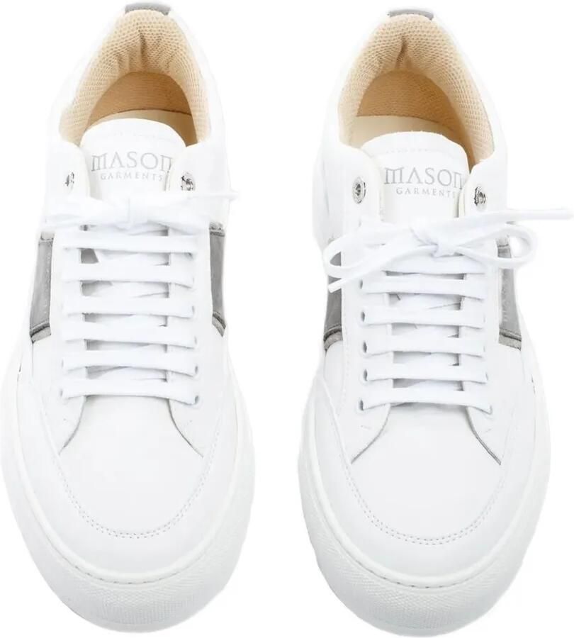Mason Garments Tia Sport Primo leren low-top sneakers Wit - Foto 2