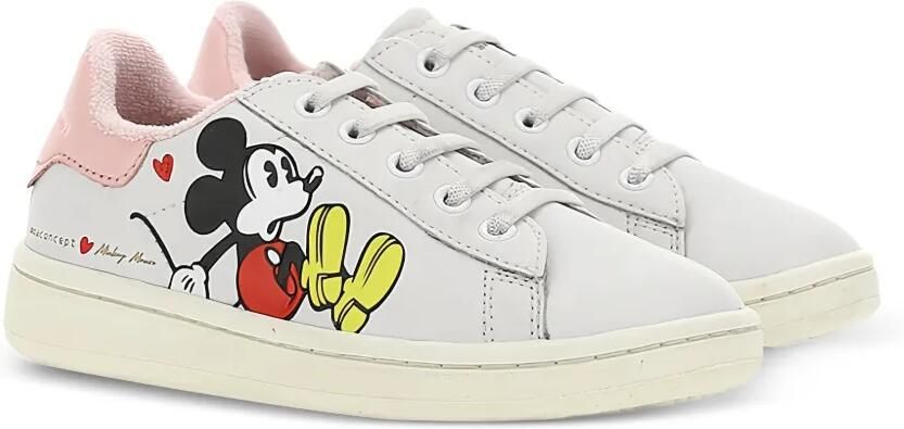 Master Of Arts Kids Mickey Mouse grafische print sneakers Wit